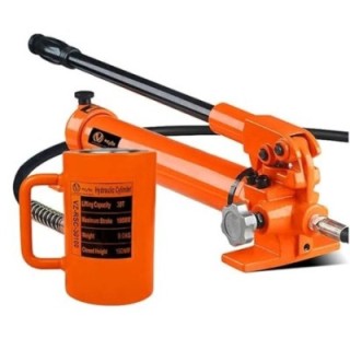 Voltz VZ-RSC-30100 Metal Orange/Black Hydraulic Bottle Jack image-1