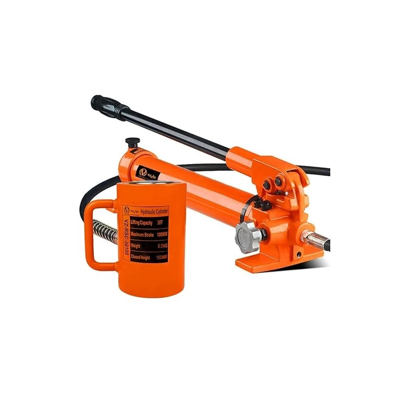 Voltz VZ-RSC-30100 Metal Orange/Black Hydraulic Bottle Jack image-1