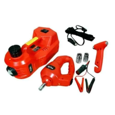 Voltz VZ-155HJ 5T 12V Hydraulic Car Floor Jack with Electric Wrench image-1