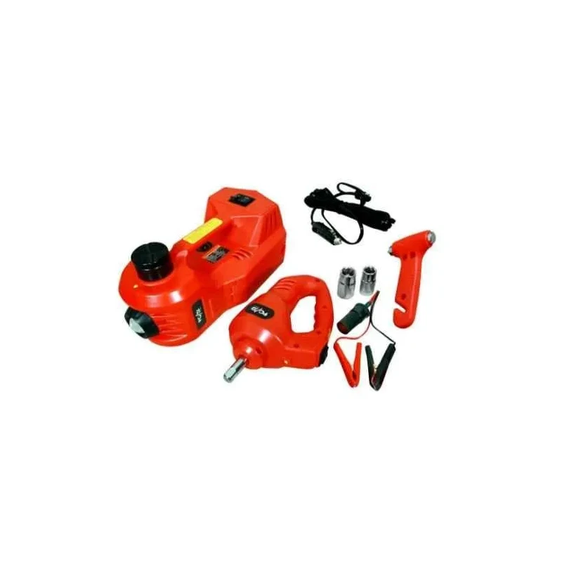 Voltz VZ-155HJ 5T 12V Hydraulic Car Floor Jack with Electric Wrench image-1