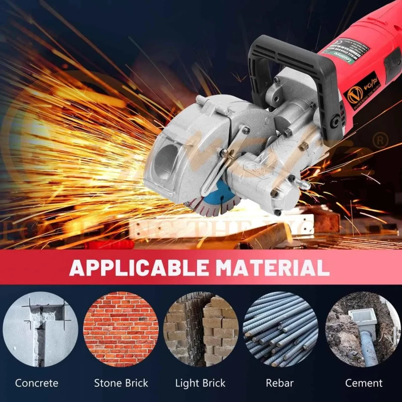 Voltz 125S 3000W Groove Cutting Wall Chaser Machine image-6