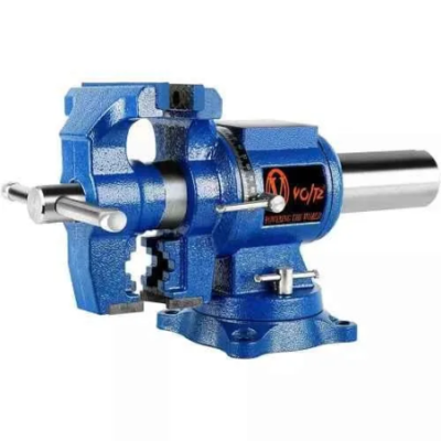 Voltz Cast Iron Blue Bench Vices image-1