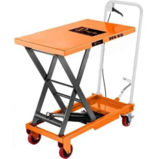 Voltz VZ-HT-300 300kg 900mm Manual Scissor Hydraulic Lift Table Trolley image-1