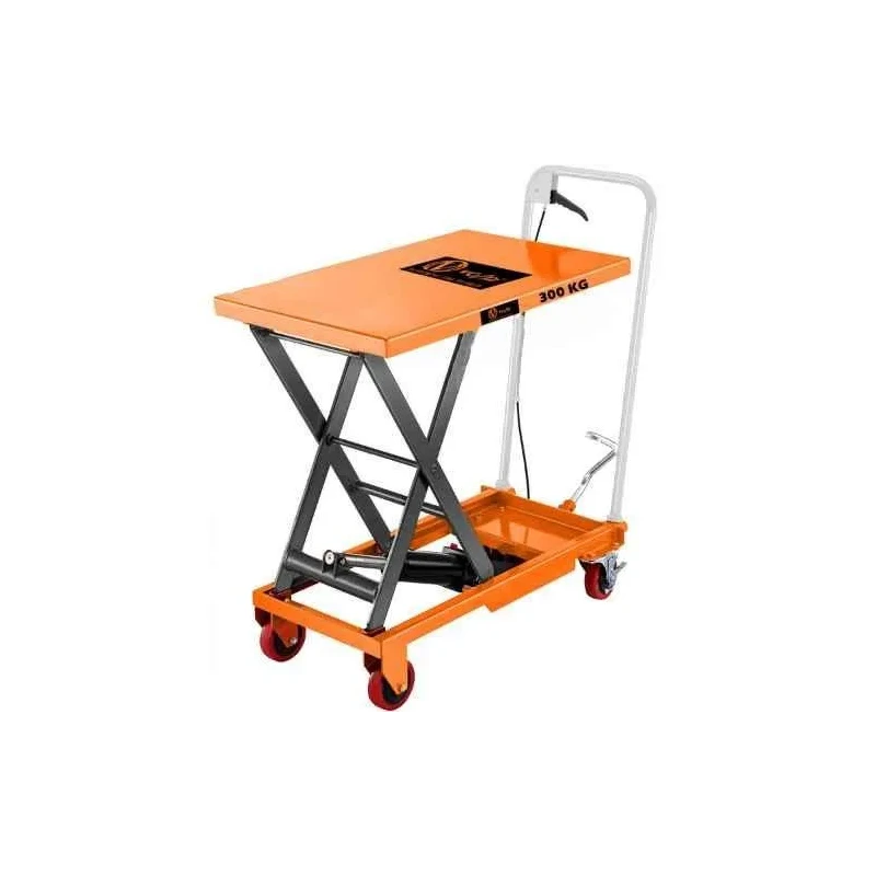 Voltz VZ-HT-300 300kg 900mm Manual Scissor Hydraulic Lift Table Trolley image-1