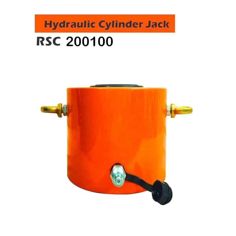 Voltz VZ-RSC-200100 200 Ton Metal Hydraulic Cylinder Lifting Jack with CP 700 Hydraulic Pump image-5