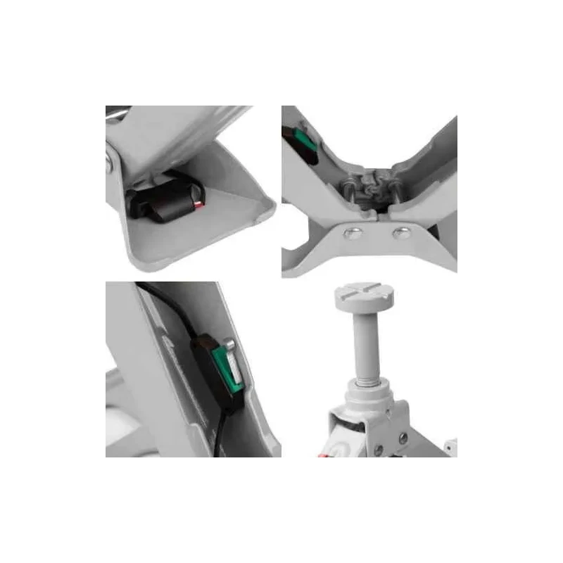 Voltz VZ-TY45 CJ 5T 12V Electronic Automatic Car Floor Jack with Double Saddles Remote Tire Change Repair Tool Kit image-3