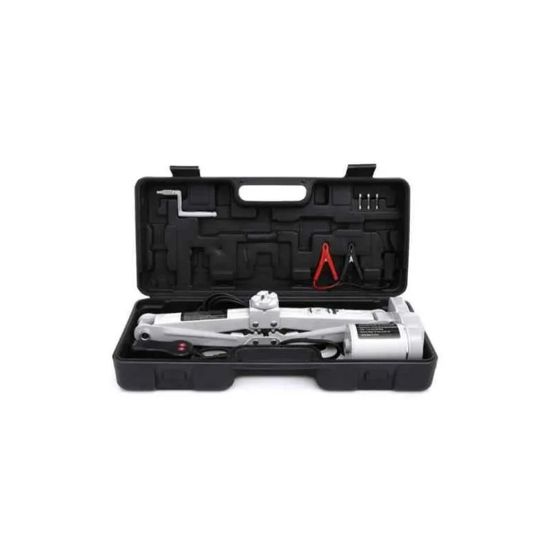 Voltz VZ-TY45 CJ 5T 12V Electronic Automatic Car Floor Jack with Double Saddles Remote Tire Change Repair Tool Kit image-4