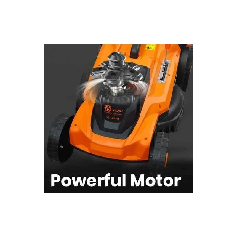 Voltz VZ-LM 2400 2400W 17 Inch Blade Electric Lawn Mowe with 52 Litre Grass Catcher Bag image-5