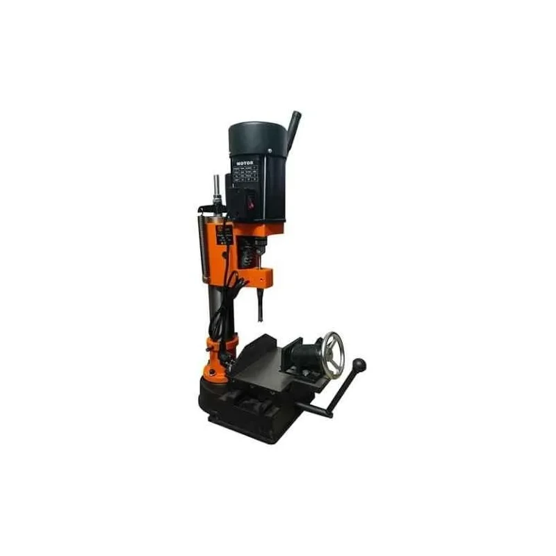 Voltz VZ-MK-750A 750W 2800rpm Cast Iron Black & Orange Bench Drill Machine image-1