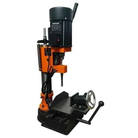 Voltz VZ-MK-750A 750W 2800rpm Cast Iron Black & Orange Bench Drill Machine image-1