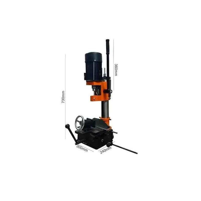 Voltz VZ-MK-750A 750W 2800rpm Cast Iron Black & Orange Bench Drill Machine image-3