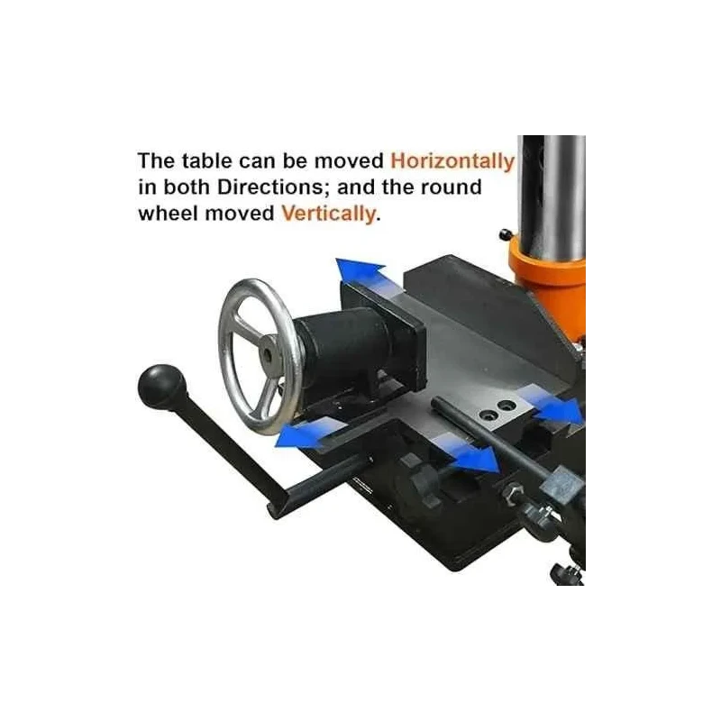 Voltz VZ-MK-750A 750W 2800rpm Cast Iron Black & Orange Bench Drill Machine image-4