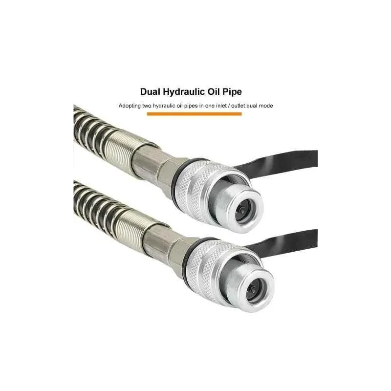 Voltz VZ-RSC-50200 50 Ton 515mm Alloy Steel Hydraulic Jack with VZ-CP-800S Double Acting Hydraulic Hand Pump image-3