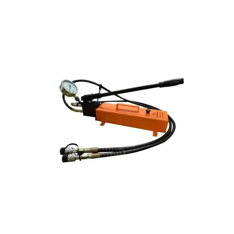 Voltz VZ-RSC-50200 50 Ton 515mm Alloy Steel Hydraulic Jack with VZ-CP-800S Double Acting Hydraulic Hand Pump image-8