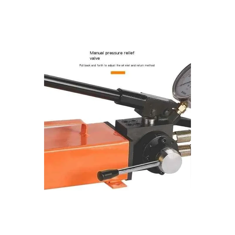 Voltz VZ-RSC-50200 50 Ton 515mm Alloy Steel Hydraulic Jack with VZ-CP-800S Double Acting Hydraulic Hand Pump image-9