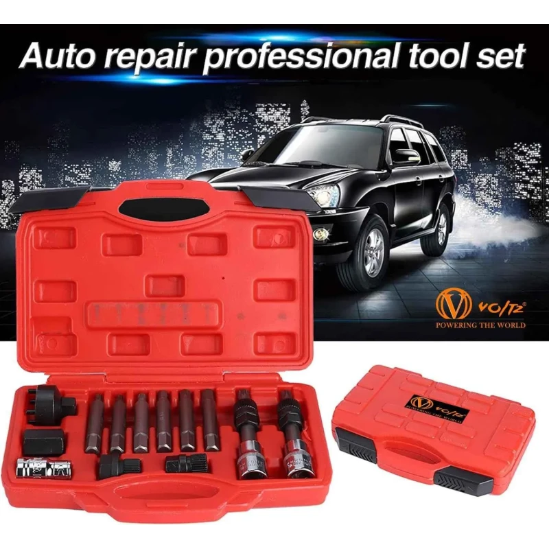 Buy Voltz VZ-DN-A1079 13 Pcs Alternator Pulley Tool Kit online