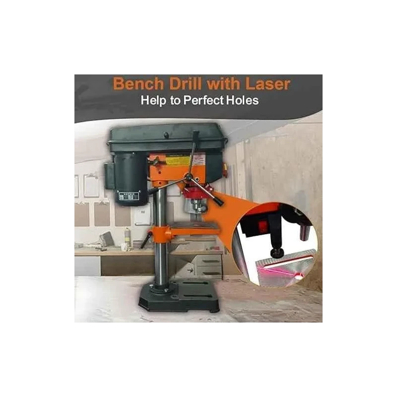 Buy Voltz VZ-DP13 350W Benchtop Drill Press with LED Laser