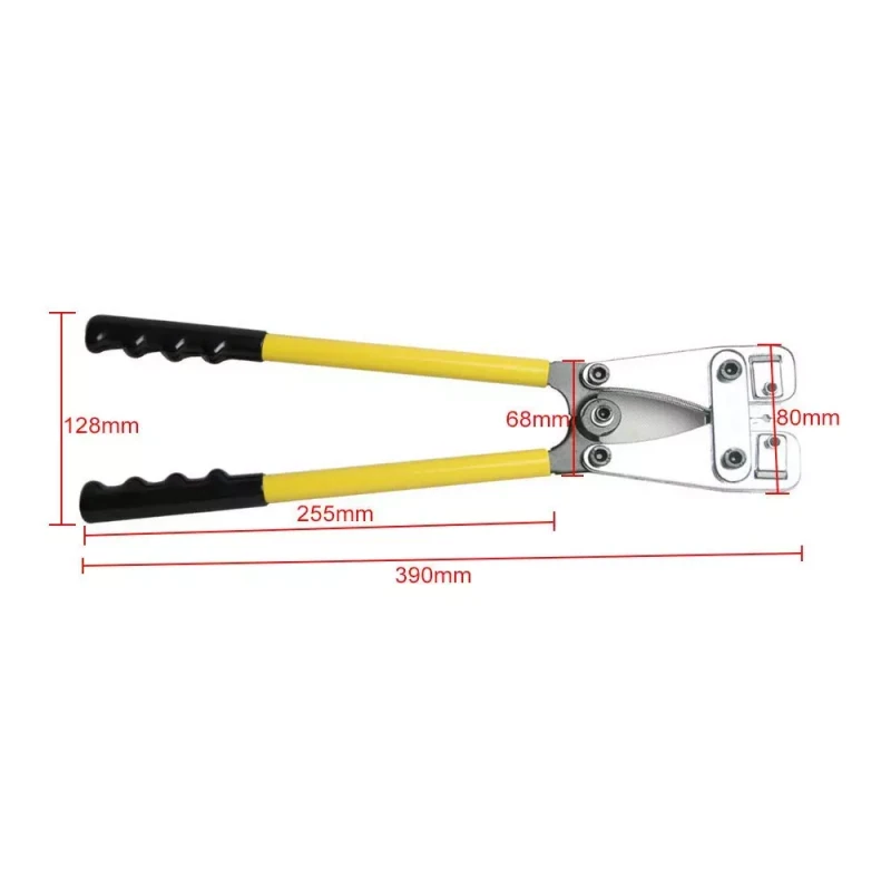 Buy Voltz JY-0650 Cold-Pressed Yellow Hand Crimping Pliers Tool