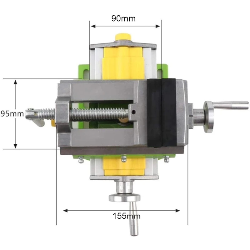 Buy Voltz VZ-3-Inch Cast Iron Multi-Color Drill Vice online