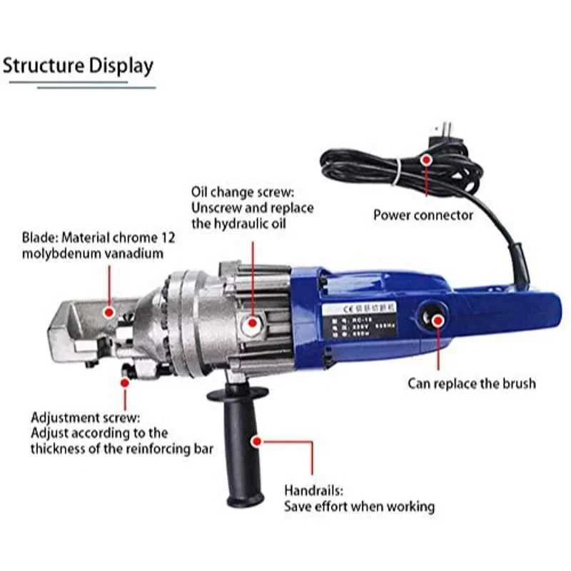 Buy Voltz RC-16 900W Portable Electric Hydraulic Rebar Cutter
