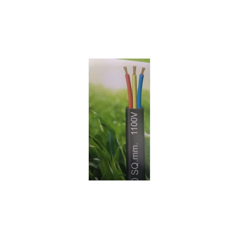 FINOLEX THREE CORE FLAT CABLES WITH BARE COPPER 6 Sq. mm