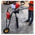 Shwarya 63CC Wheel-Type Earth Auger without Drill Bit