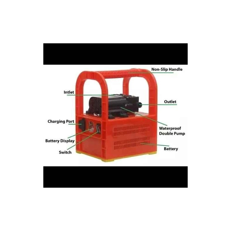 Shwarya Portable Double Motor Battery-Powered Sprayer Pump for Agricultural Spraying