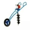 Shwarya 63CC Iron & Plastic Wheel-Type Earth Auger without Drill Bit, 1230799