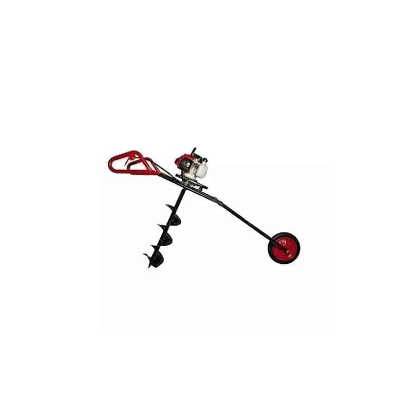 Shwarya 63CC Iron & Plastic Wheel-Type Earth Auger without Drill Bit
