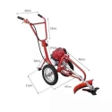 Shwarya 4-Stroke GX35 Engine Wheel Brush Cutter