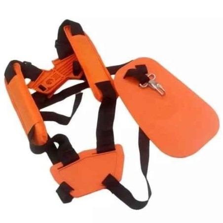 Shwarya 4-Stroke Orange Double Shoulder Belt for Brush Cutter
