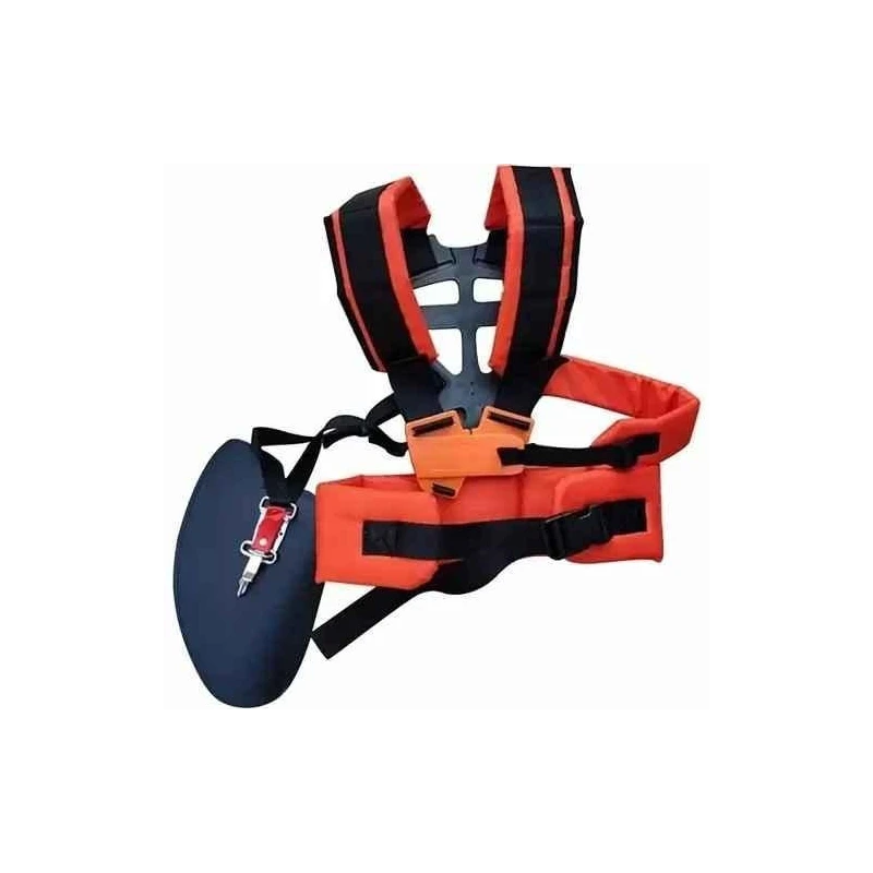 Shwarya Black Belt Sidepack GX35 Double Shoulder Harness for Brush Cutter
