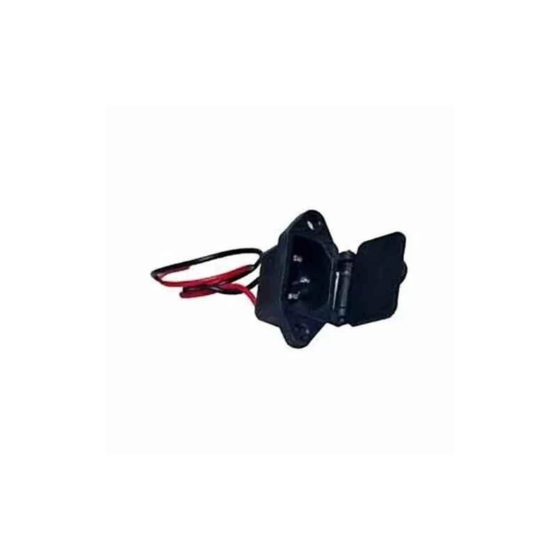 Shwarya Black Charging Socket with Wire and Cap