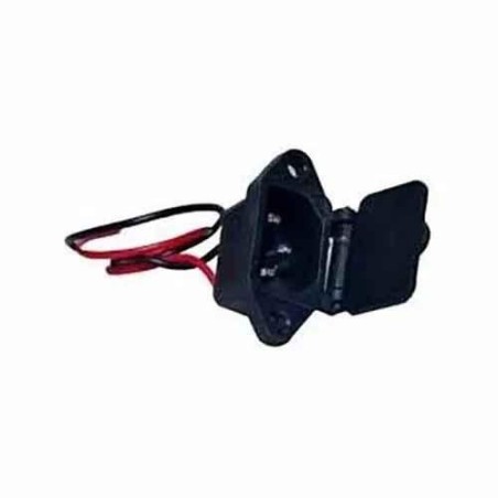 Shwarya Black Charging Socket with Wire and Cap