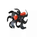 Shwarya 28mm Rotary-Type Tiller Attachment for Brush Cutter