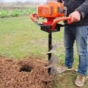 Shwarya 4-Stroke 224CC Heavy Duty Earth Auger Engine with 12-Inch Drill Bit