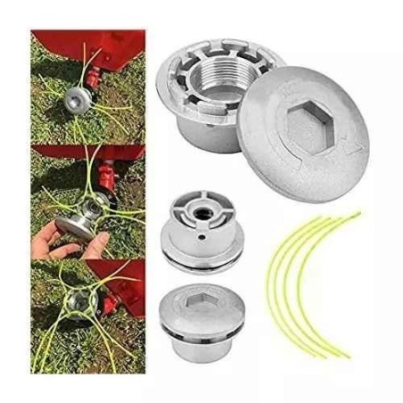 Shwarya Aluminium Type 2 Trimmer Head for Brush Cutter