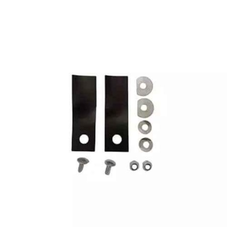 Shwarya Black & Silver Lawn Mower Blade