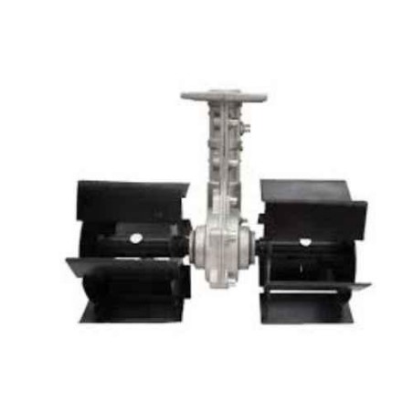 Greenleaf Left & Right Flat Type Tiller Blade Set for Brush Cutter