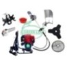 Greenleaf 3HP 63CC 2-Stroke Petrol Engine Backpack Brush Cutter, BP-GX-63TA