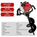 Greenleaf 63CC Earth Auger Petrol Engine Hole Digger with 8 & 12-Inch Bit image-2