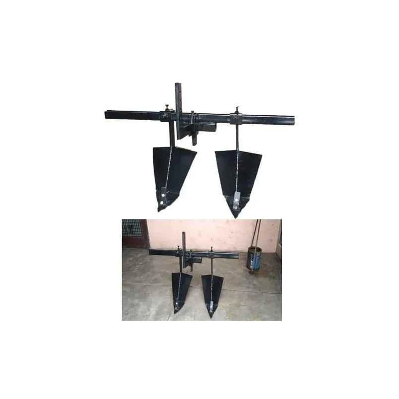 Greenleaf 3ft Black 2-Tyne Adjustable Ridger for 7 & 9HP Power Tiller