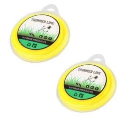 Greenleaf 50m Nylon Rope Bundle for Brush Cutter (Pack of 2)