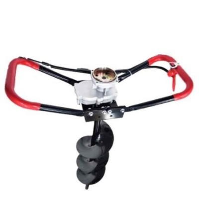 Greenleaf Earth Auger Attachment for Brush Cutter with 8-Inch Drill Bit