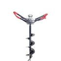 Greenleaf Earth Auger Attachment for Brush Cutter with 8-Inch Drill Bit