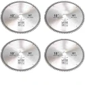 Greenleaf 80 Teeth Carbon Steel Silver TCT Blade for Brush Cutter (Pack of 4)