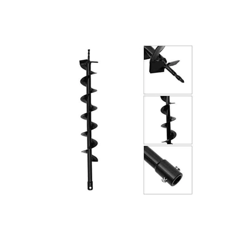 Greenleaf Earth Auger Attachment for Brush Cutter with 6-Inch Drill Bit