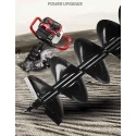 Greenleaf Earth Auger Attachment for Brush Cutter with 6-Inch Drill Bit