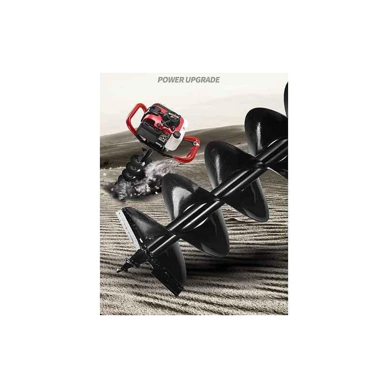 Greenleaf Earth Auger Attachment for Brush Cutter with 6-Inch Drill Bit