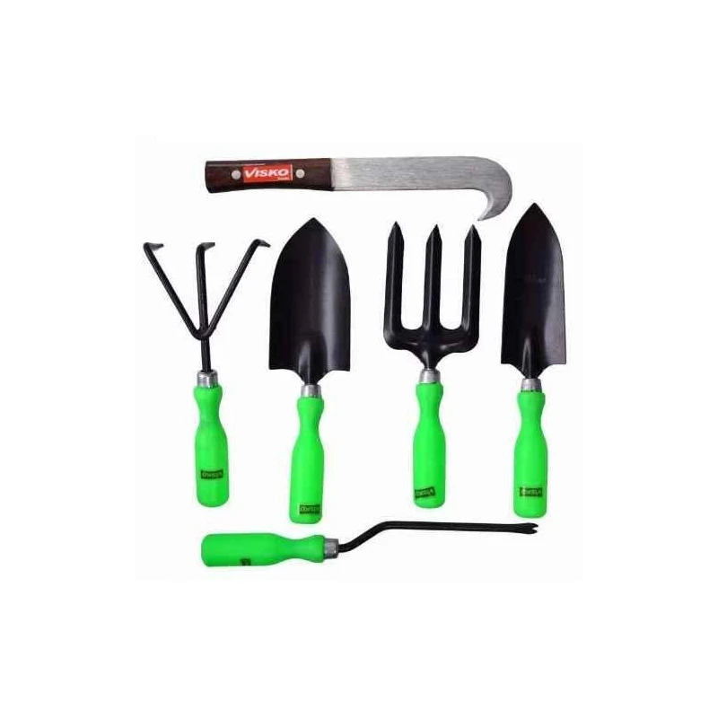 Greenleaf 37cm Black & Green Garden Hand Tool Kit